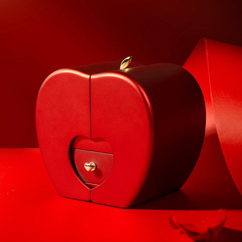 Skanto | Rose Apple Smykkeskrin™ | Med Evig Rose Halskjede.