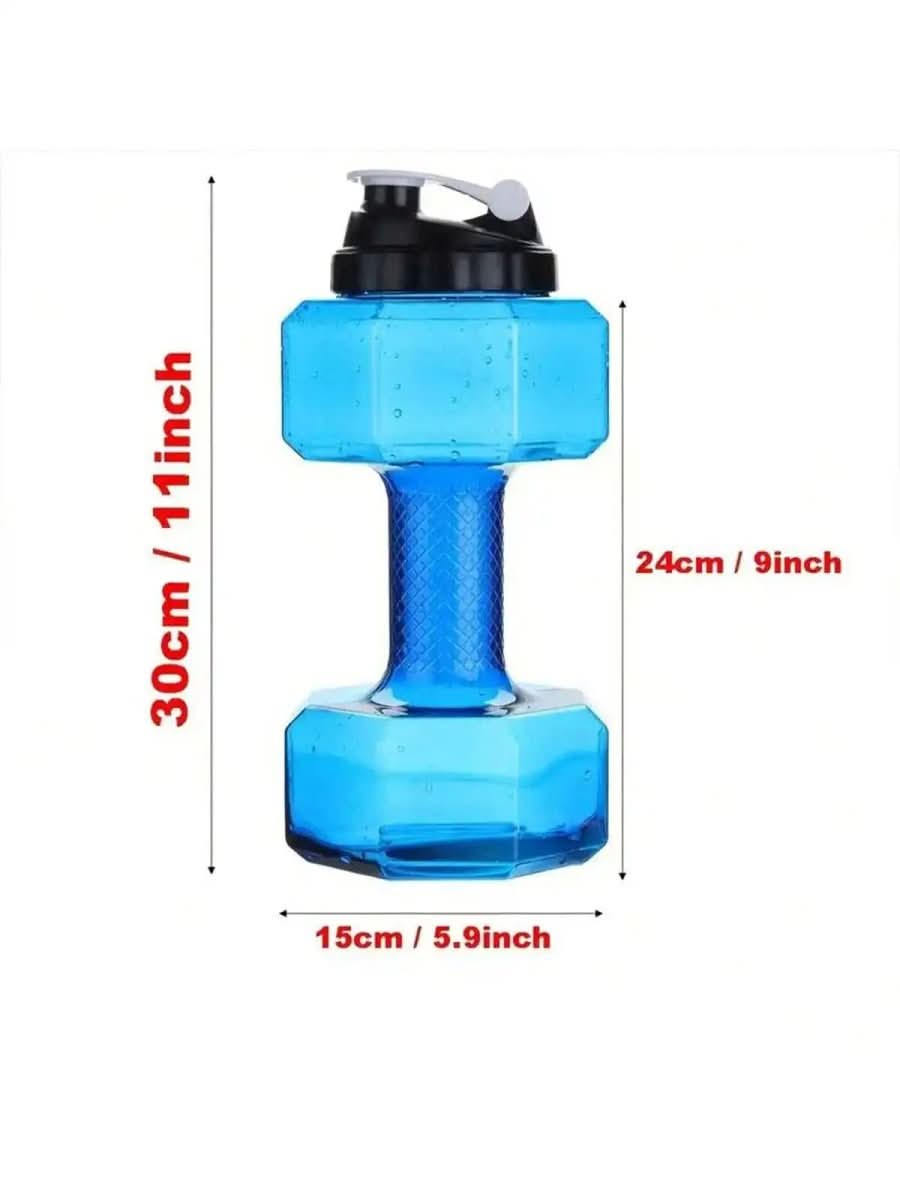 Skanto | Dumbbell vannflaske 550ml for fitness & hverdagsliv | 2-i-1 design