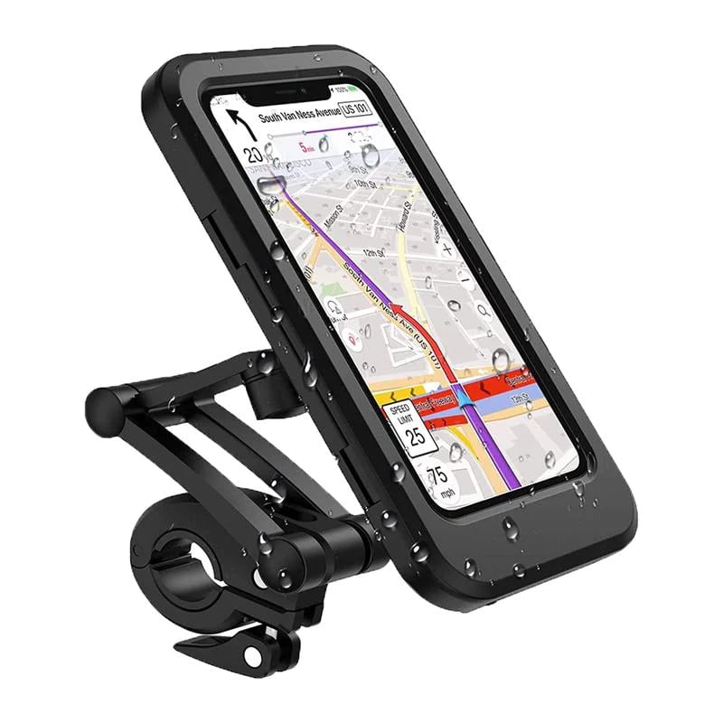 RideCharge Pro – Vanntett telefonholder med USB og 15W trådløs lading for sykkel og el-sykkel | Skanto