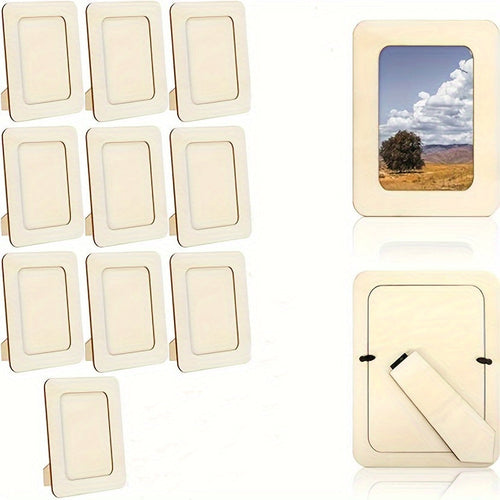 CreativeFrame – Sett med 10 DIY fotorammer Wood Skanto