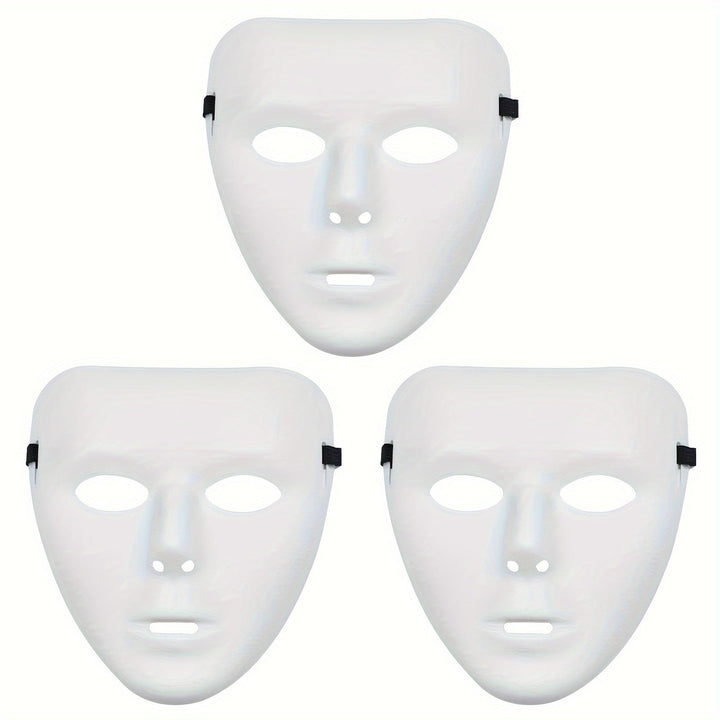 Skanto | Herres Full Face Plast Halloween Maske | Anonymous Cosplay