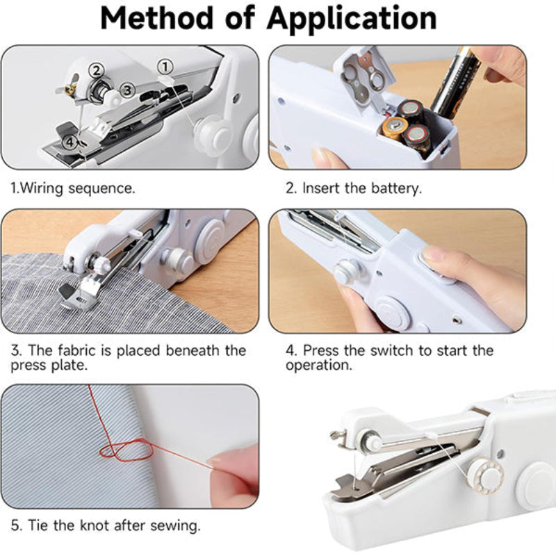 SpeedStitch Mini – Bærbar Håndsymaskin | Skanto