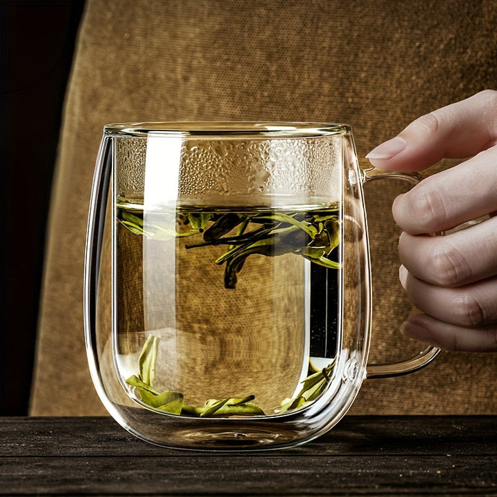 ThermoSip Dobbelveggede Glasskrus – Borosilikatglass, Varmebestandig & Elegant | Skanto