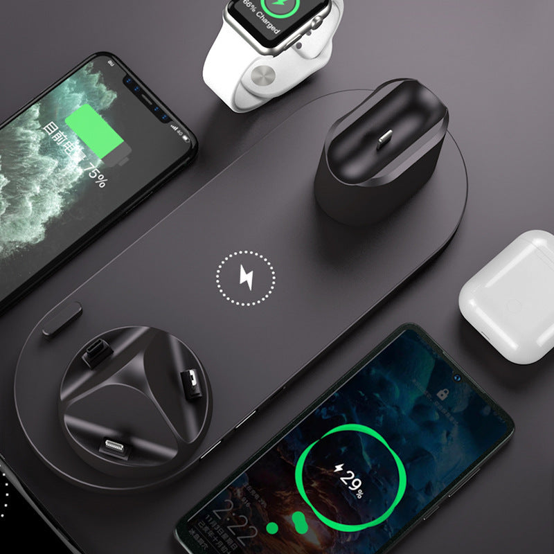 6-i-1 Hurtigladestasjon for iPhone og Uhr | Skanto