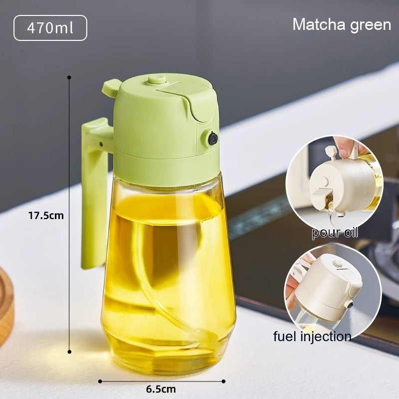 2-i-1 470ml Olje- og Eddik Sprayflaske | Skanto