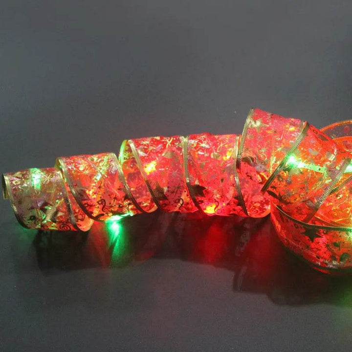 Skanto | LED Lys Hot Stamping Dobbeltlag Bånd Juledekorasjoner