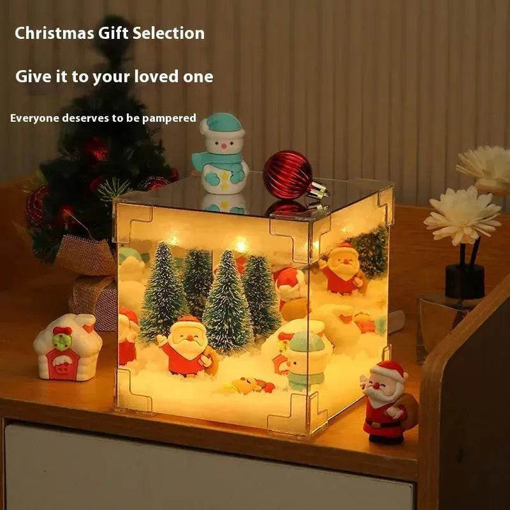 Skanto | Julekubus Nattlys Lampe Skrivebord Dekorasjon Julegaver