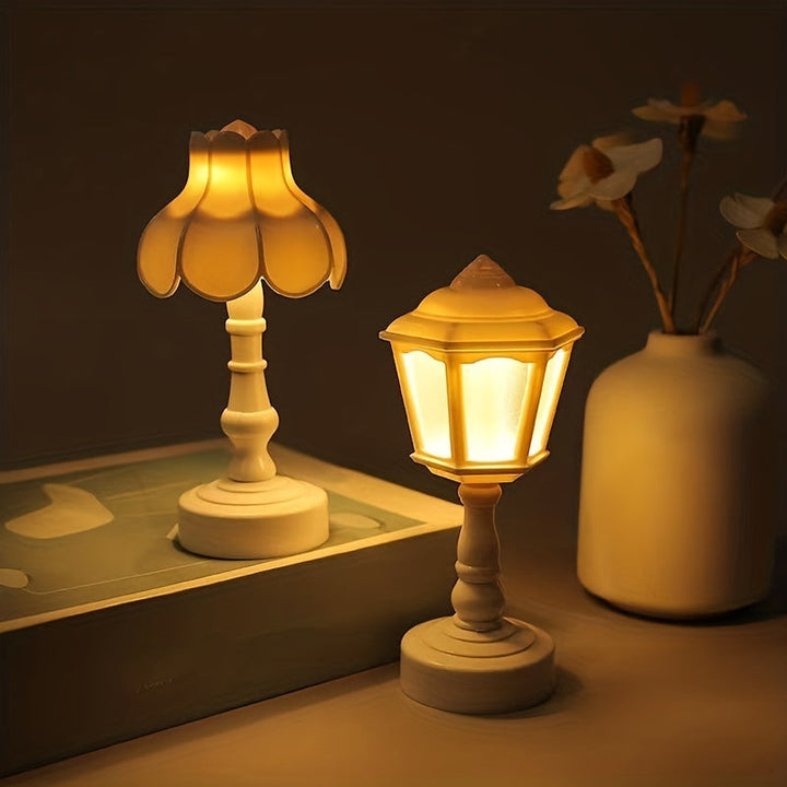 LumiDeco - Retro LED Mini Bordlampe for Hjem Skanto