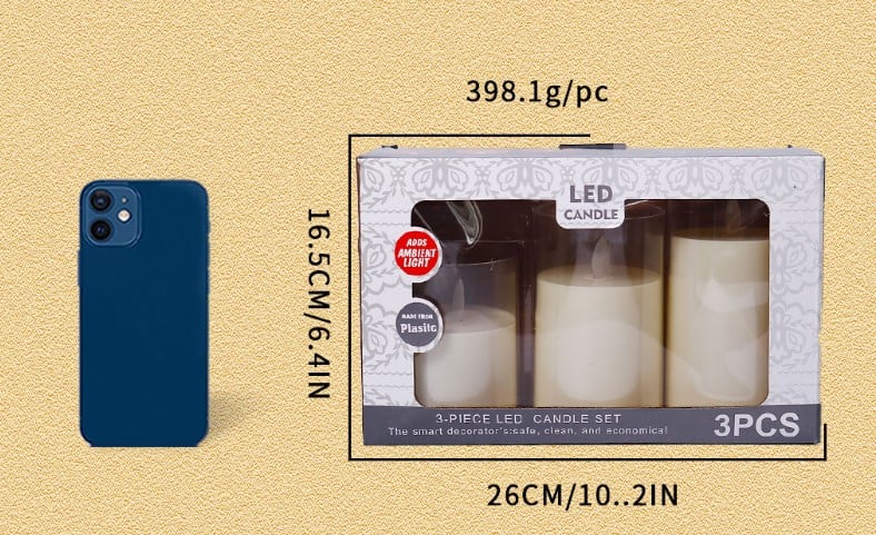 Skanto | Ekte Uten Flamme Stearinlys LED Elektronisk Lys