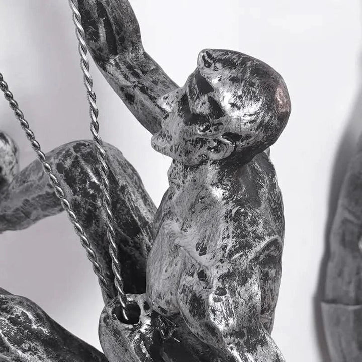 Skanto | Klatrende Mann Vegg Skulptur Sett – Moderne Harpiks Kunst