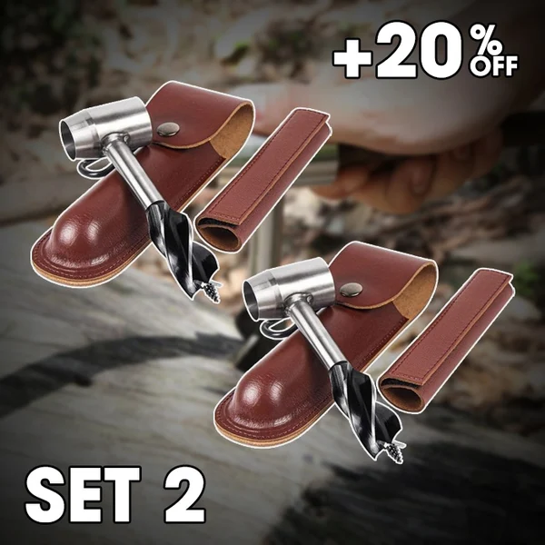 Skanto | Bushcraft Auger – Bushcraft Hånd Auger Skrutrekker