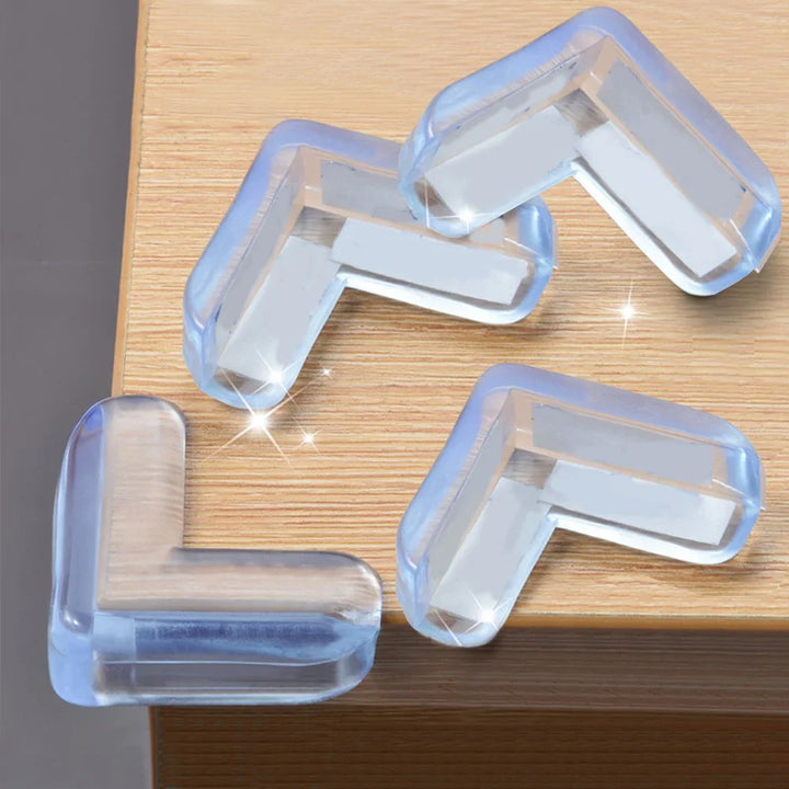4 Pcs Silikon Bord Hjørnekant Beskytter Deksel Skanto