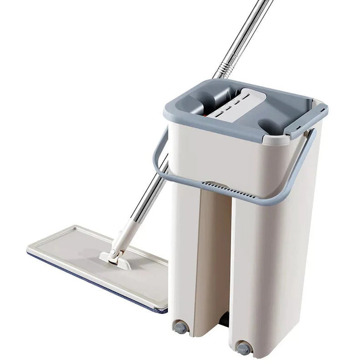 Spin Mop Bucket Med Gjenbrukbare Moppputer Skanto