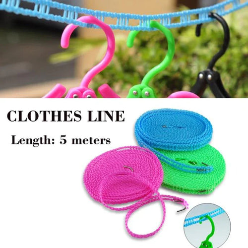 Cloth Line Hengende Tau 5 Meter Skanto