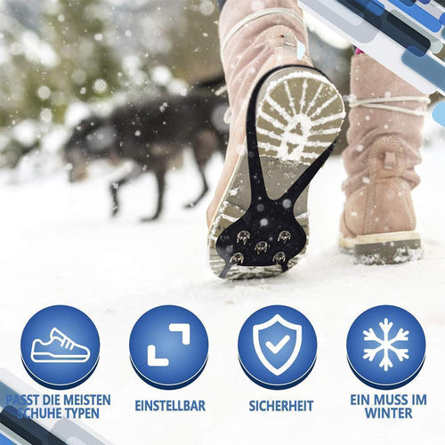 Skanto | Universelle snørek Spikes Antiskli Skodeksel for Vinter