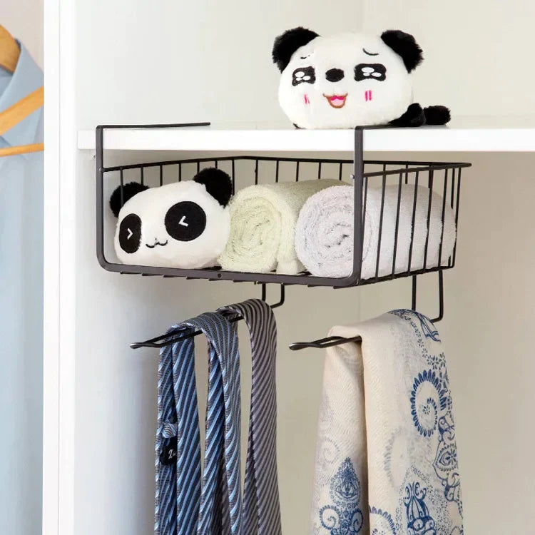 Under Shelf Storage Cabinet Basket Skanto