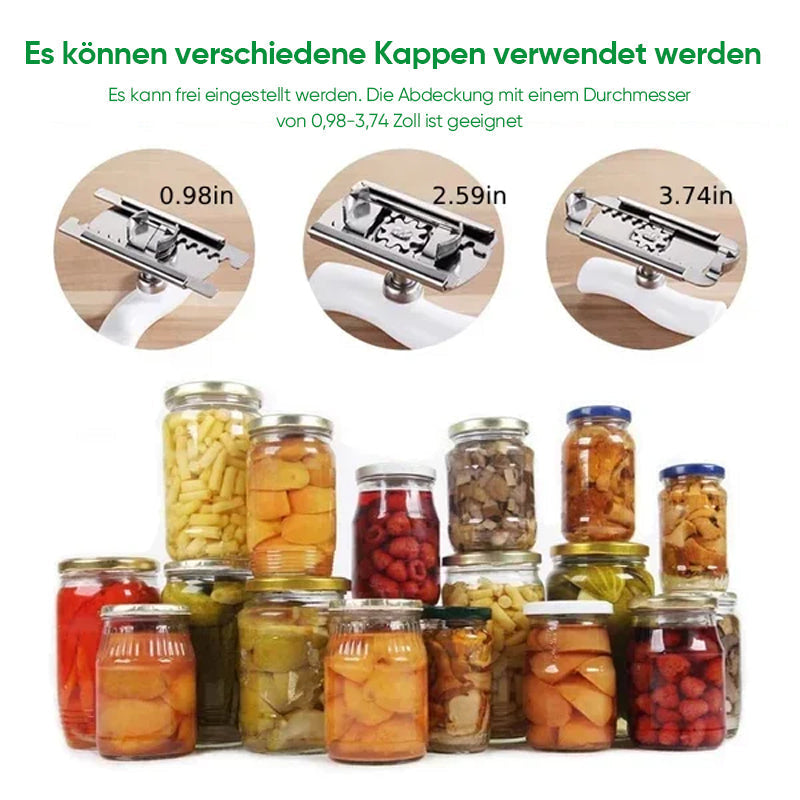 Størrelsesjusterbar boksåpner laget av rustfritt stål | Skanto