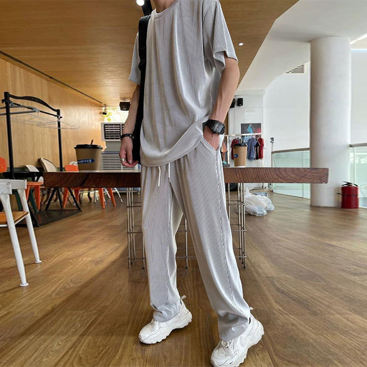 Skanto | Ice Silk Herre Fritid Dress