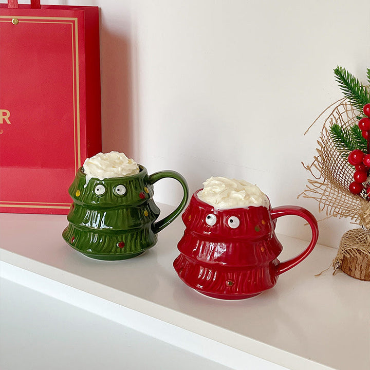 Kreativ Store Big Eyes Juletrad Mug | Skanto