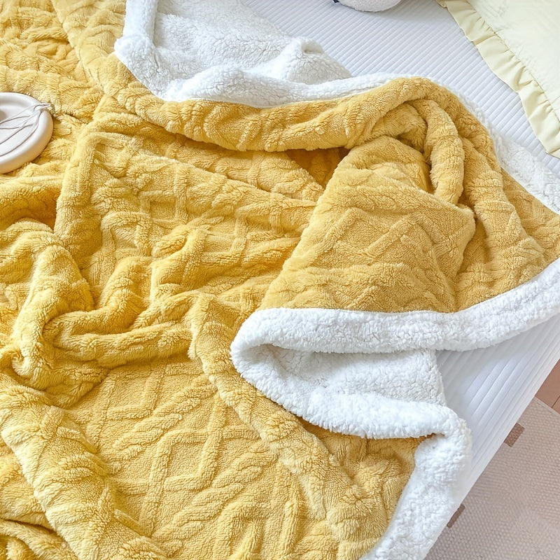 Skanto | CozyNest - Vendbar Fleecepledd for Høst og Vinter