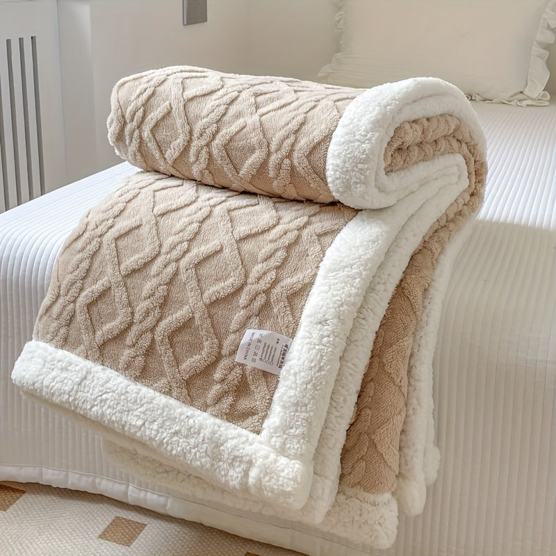 Skanto | CozyNest - Vendbar Fleecepledd for Høst og Vinter
