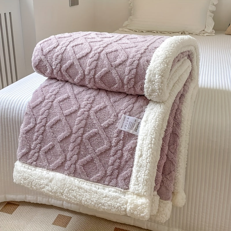 Skanto | CozyNest - Vendbar Fleecepledd for Høst og Vinter