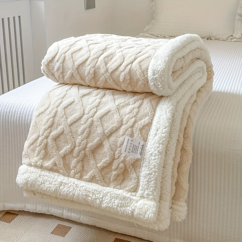 Skanto | CozyNest - Vendbar Fleecepledd for Høst og Vinter