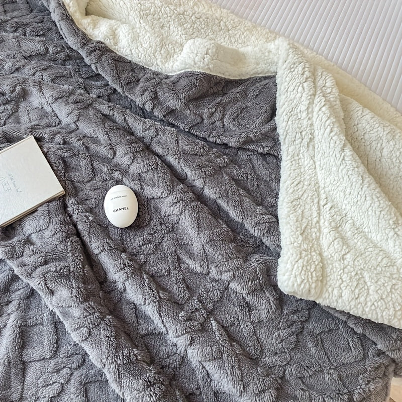 Skanto | CozyNest - Vendbar Fleecepledd for Høst og Vinter