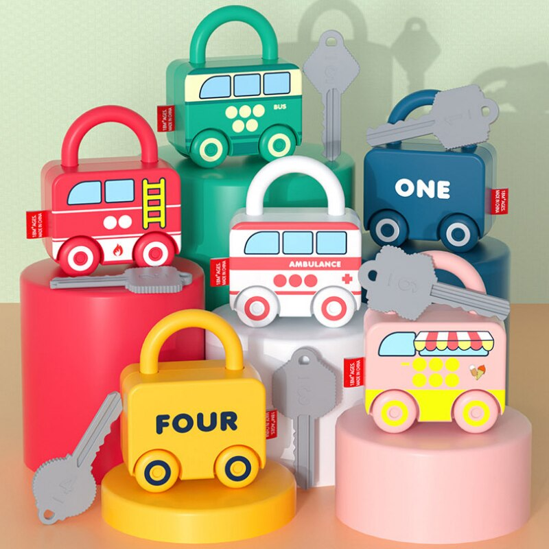 Norvo | LocknLearn | Lære å utforske med interaktive Montessori-lek låser - Stimulerer nysgjerrighet og motoriske ferdigheter