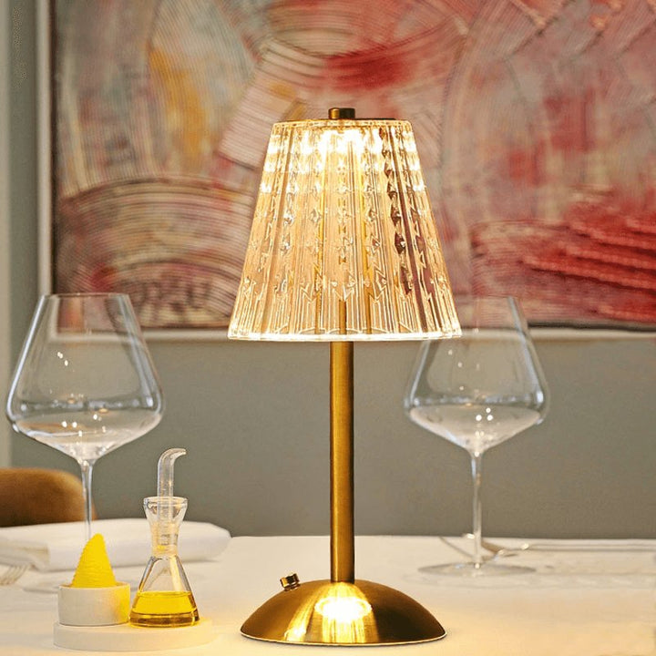 Skanto | AuraGlow Bordlampe - Oppladbar LED-lampe med dimmefunksjon