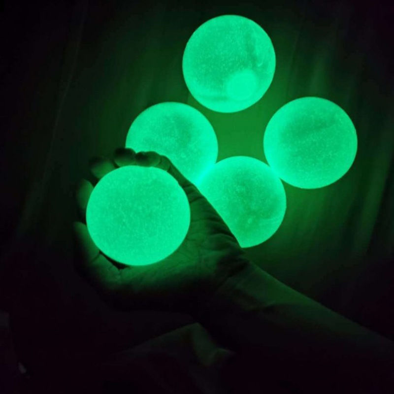 Decompression Glowing Wall Sticking Ball (4 PACK) Skanto
