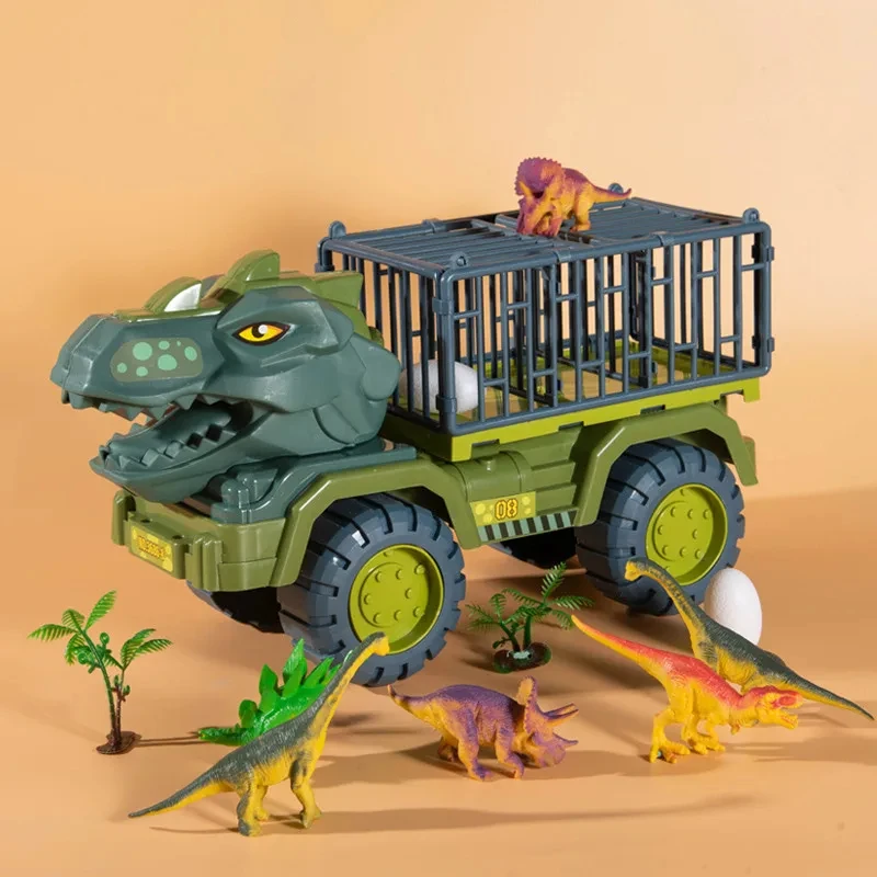 Norvo | Jurassic Truck Adventure | La barnet ditt forestille seg – Realistiske dino leker Realistisk dinosaur eventyr i en kul lastebil