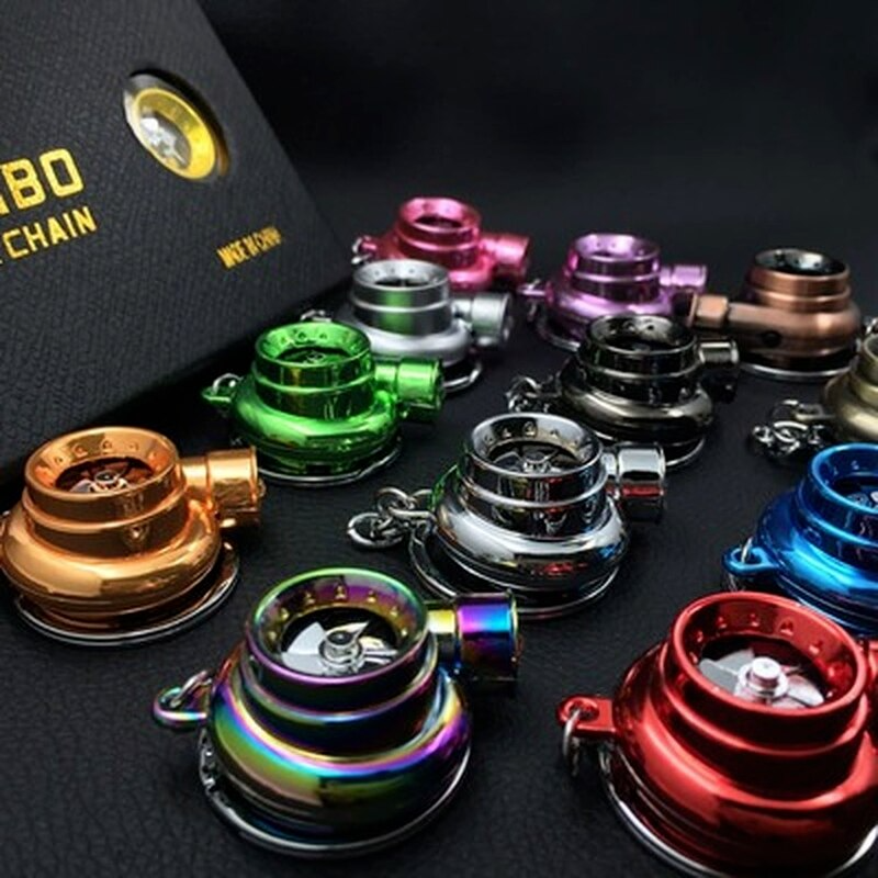 Skanto | Mini Turbo Vifte Nøkkelring Lommelykt