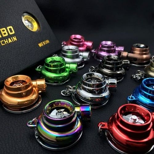 Skanto | Mini Turbo Vifte Nøkkelring Lommelykt