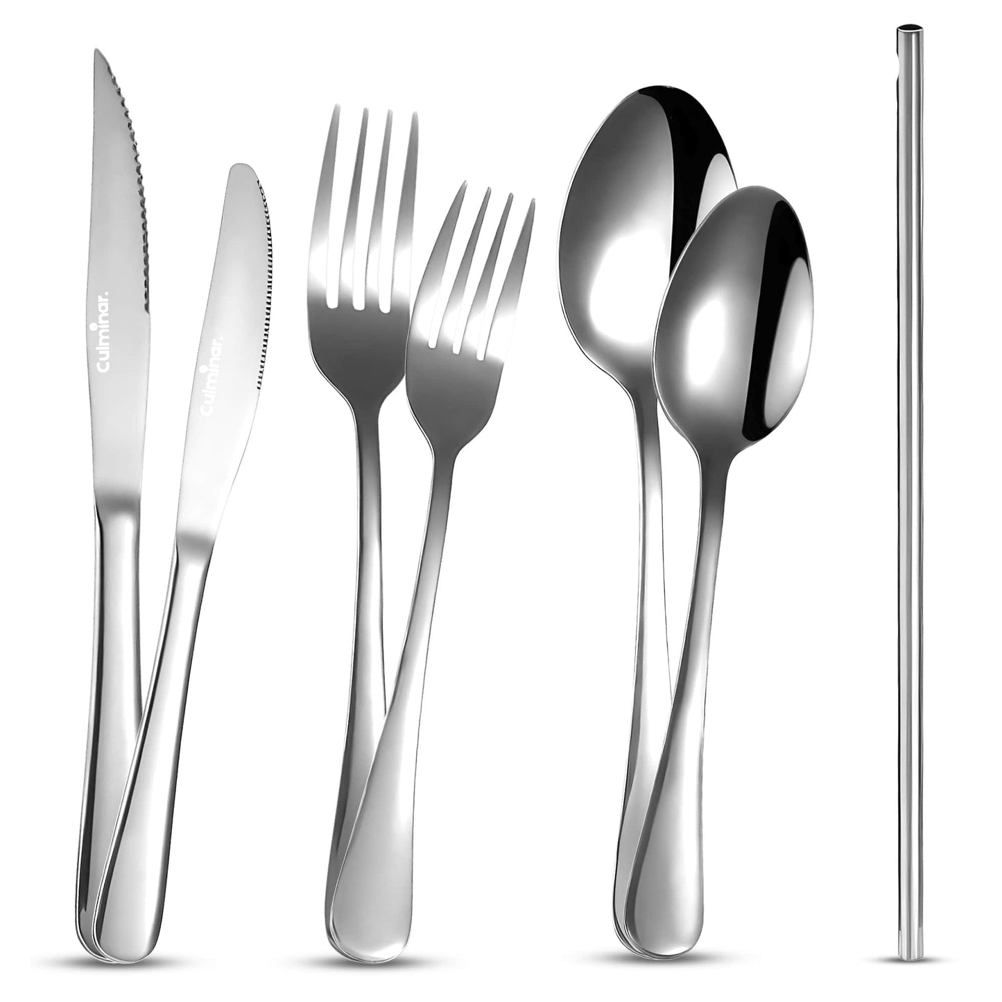 Norvo | ZilverGloed - Servise for 6 personer