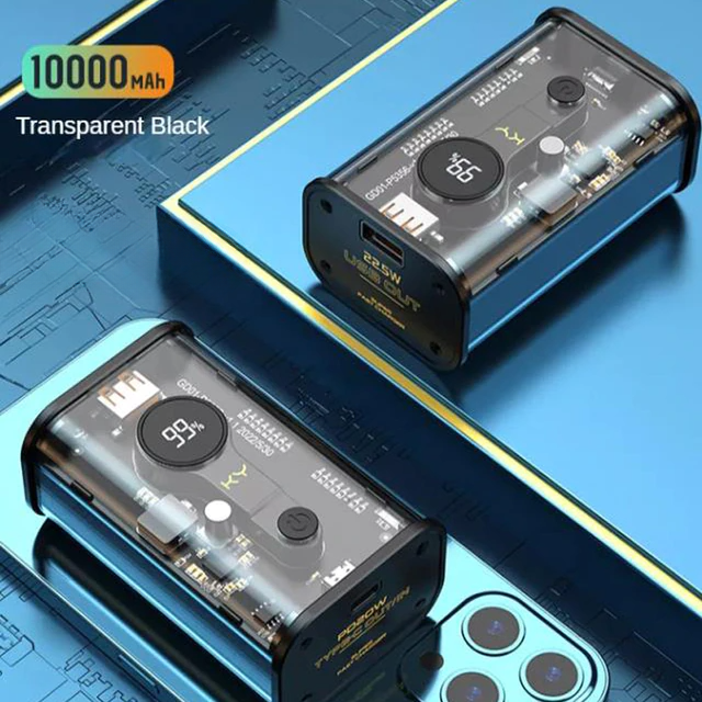 Skanto | Digital Display Transparent Power Bank