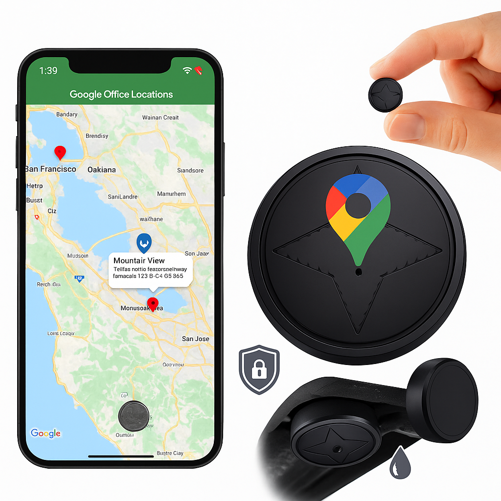 Skanto | Bil GPS Tracker Magnetisk Sanntidsenhet