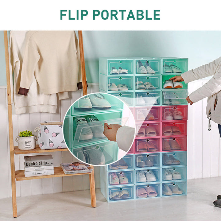 Foldbar skoeske lagringsboks, 6PCs | Skanto