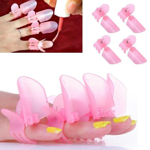 10 Nail Protect Fresh Polish Armor Clips | Skanto