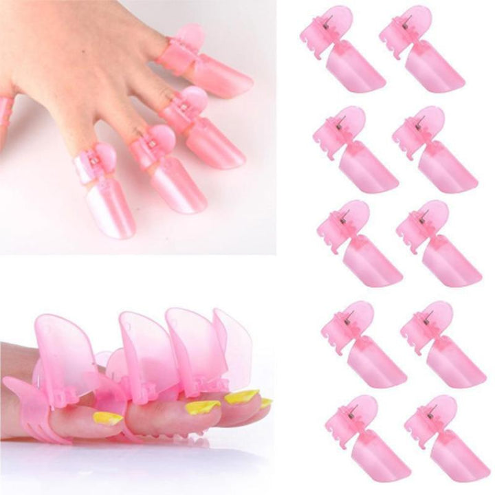 10 Nail Protect Fresh Polish Armor Clips | Skanto