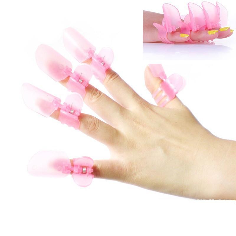 10 Nail Protect Fresh Polish Armor Clips | Skanto