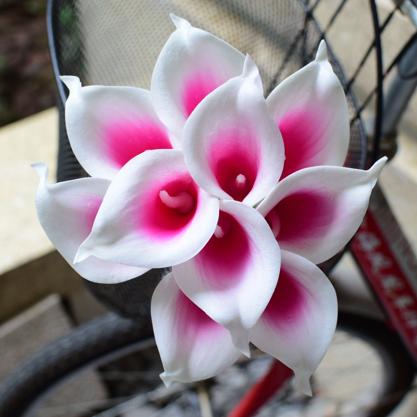 Norvo | 10 marineblå Calla lilje PU Real Touch blomster bryllupsdekorasjon buketter borddekorasjon kunstige blomster hjemmedekor