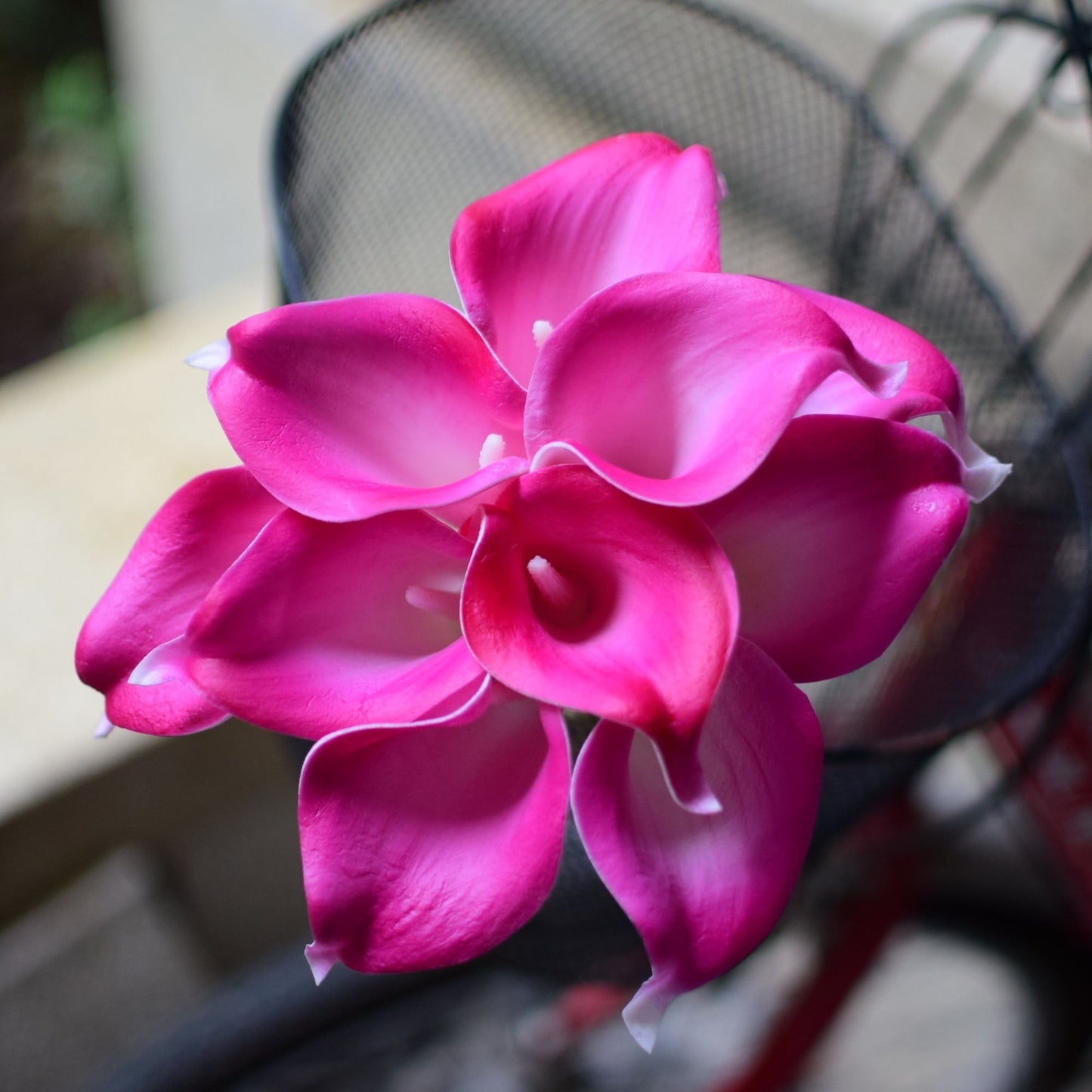 Norvo | 10 marineblå Calla lilje PU Real Touch blomster bryllupsdekorasjon buketter borddekorasjon kunstige blomster hjemmedekor