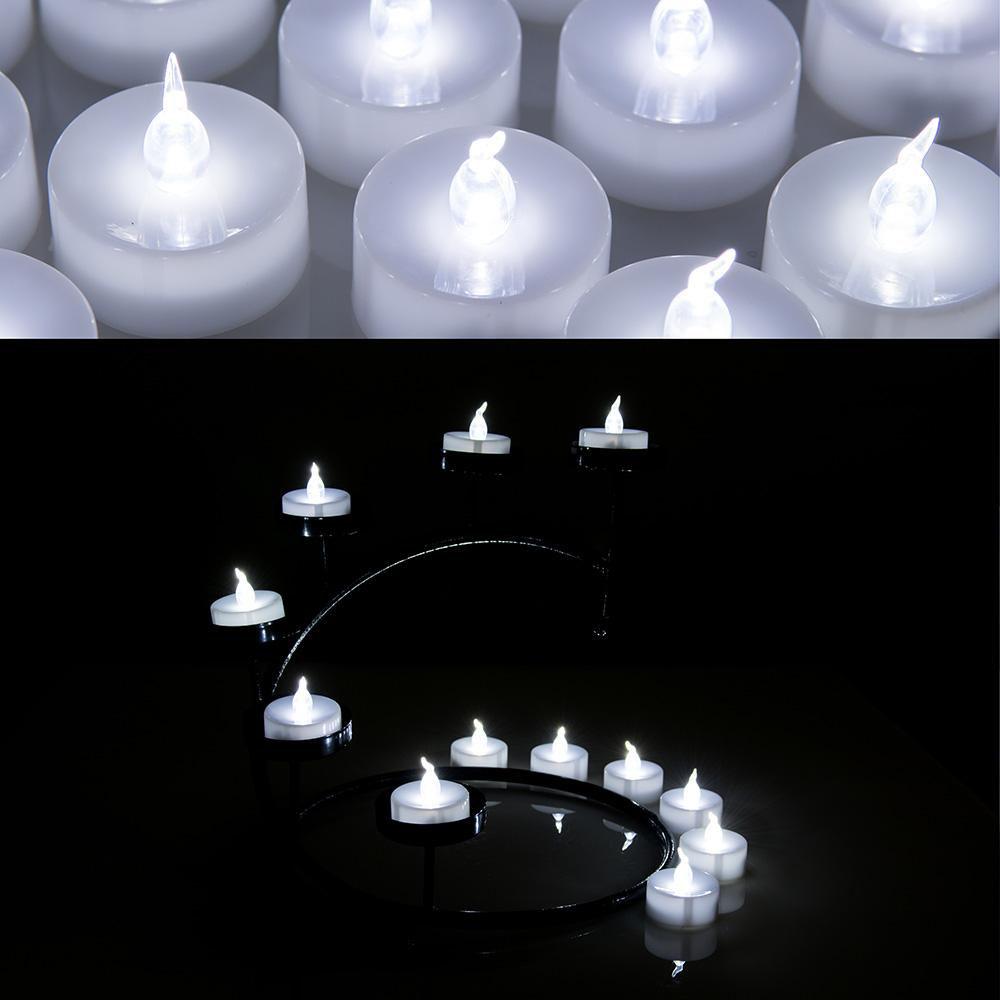 Skanto | 100-biter: Hvit LED lys Tealight