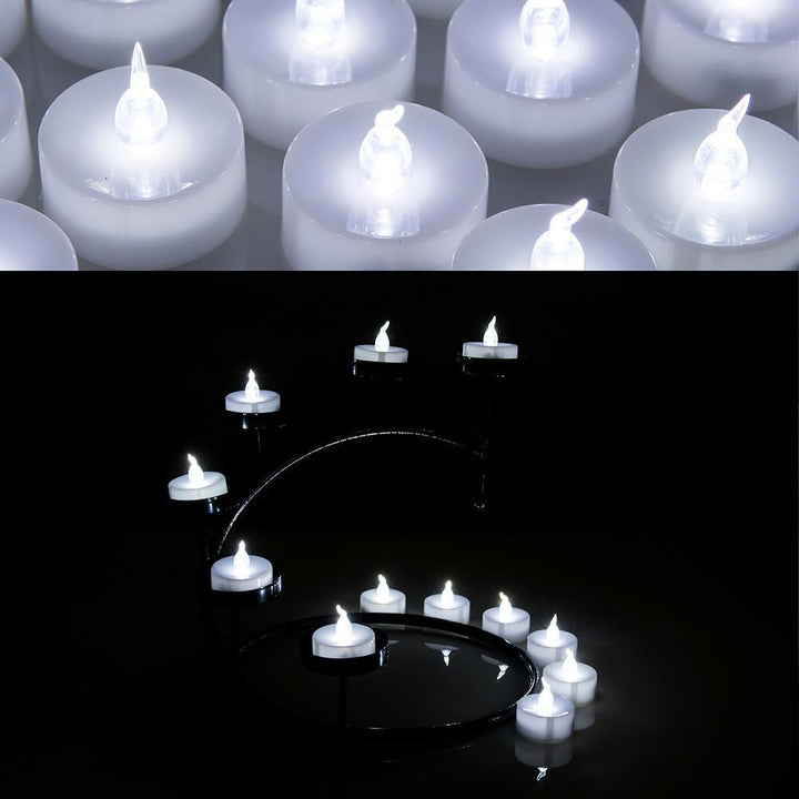 Skanto | 100-biter: Hvit LED lys Tealight