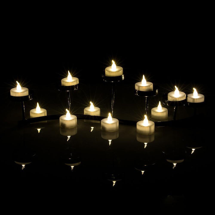 Skanto | 100-biter: Hvit LED lys Tealight
