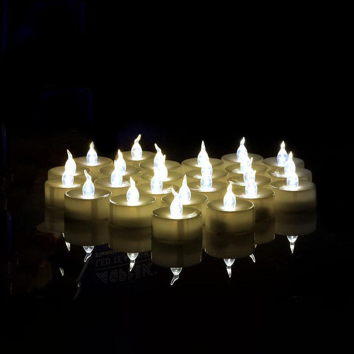Skanto | 100-biter: Hvit LED lys Tealight