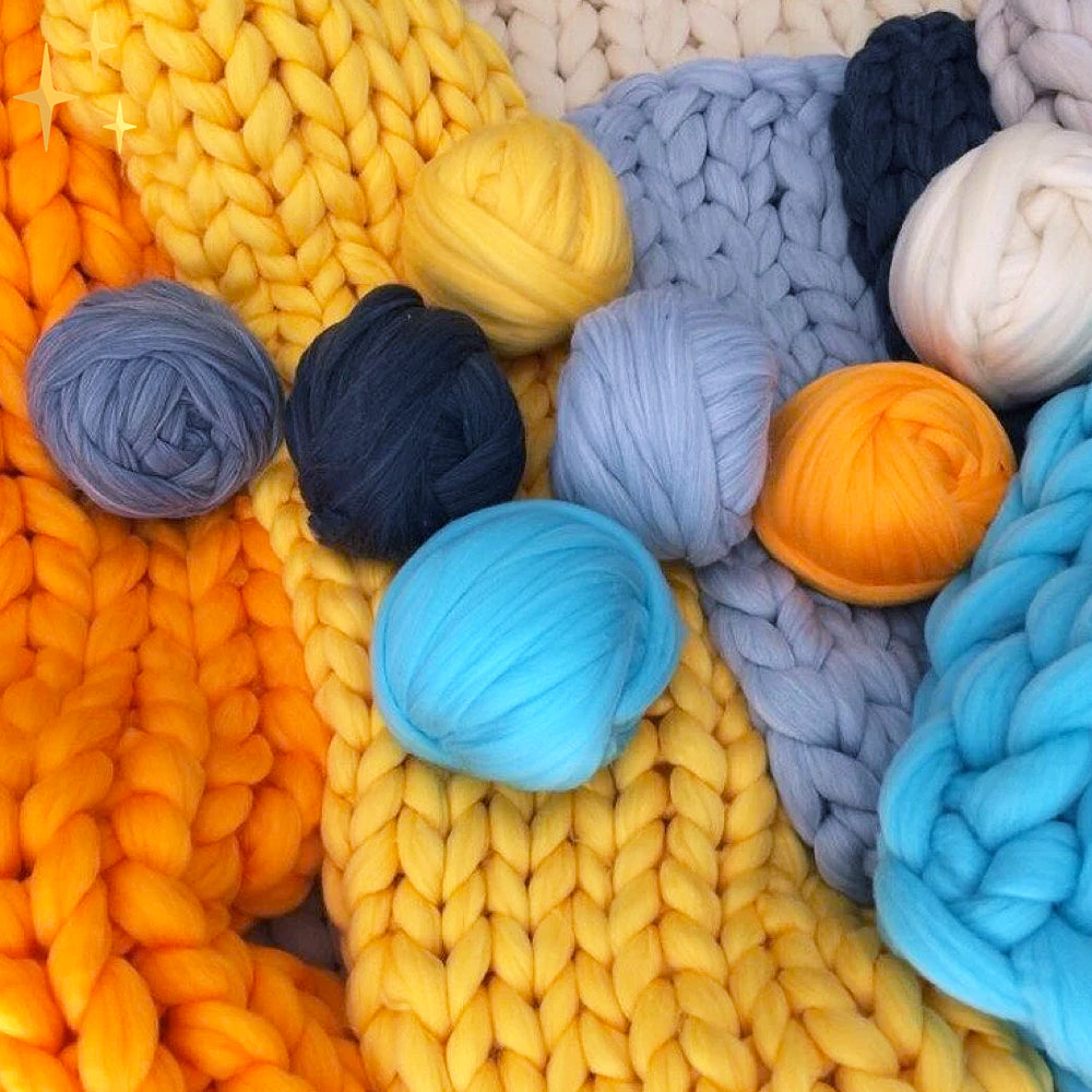 Skanto | 1000 gram XXL Chunky Strikkegarn - LuxaWool