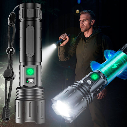 UltraStrong Natt Synslys Pro – Oppladbar aluminiums lampe | Skanto