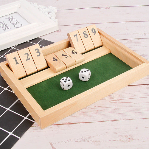Skanto | Shut The Box Spill - Morsomt Bordmatspill for Voksne & Barn